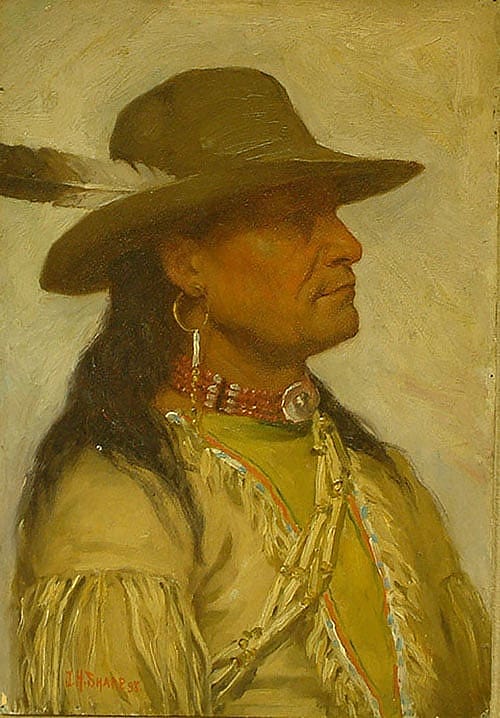 Ogalalla Sioux Indian Scout